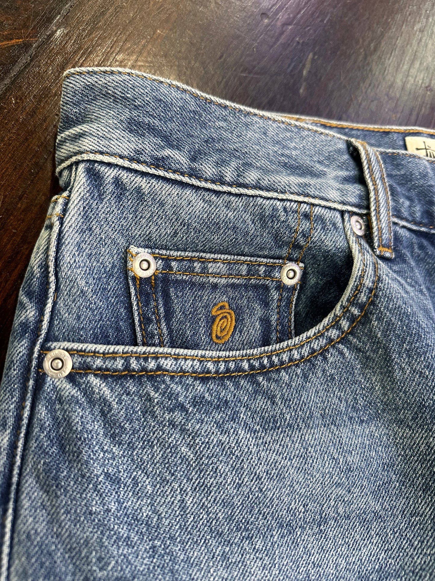 Stussy Vtg Mid Wash “Big Ole Jeans”