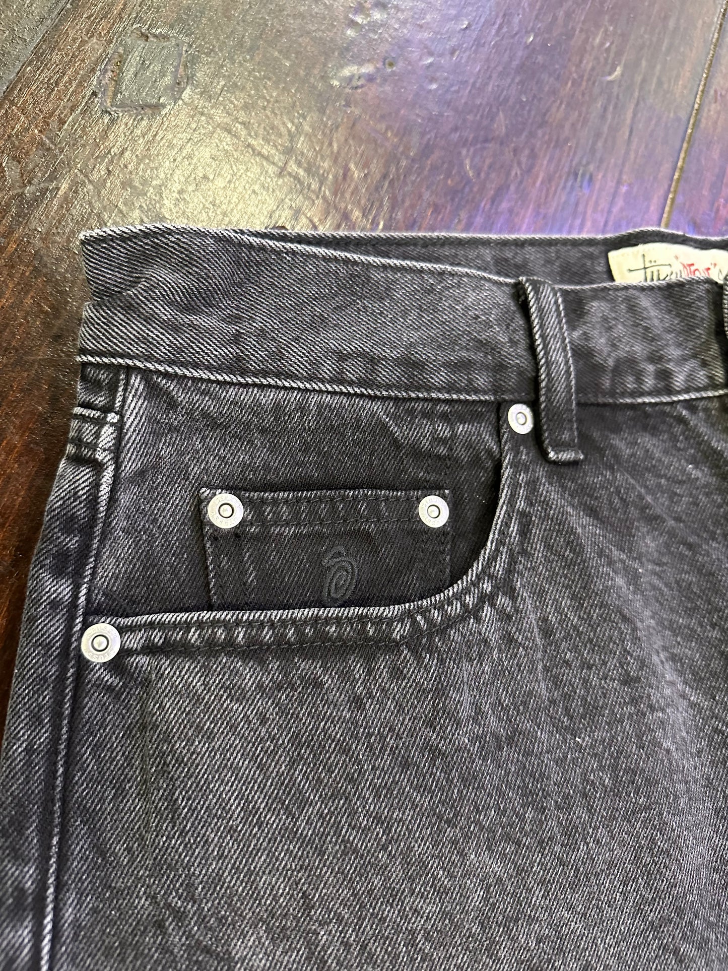 Stussy Blk “Big ole Jeans”